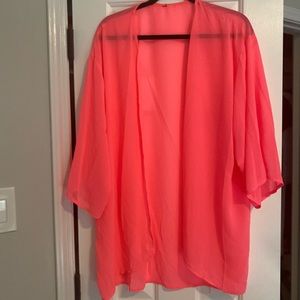 Neon pink kimono
